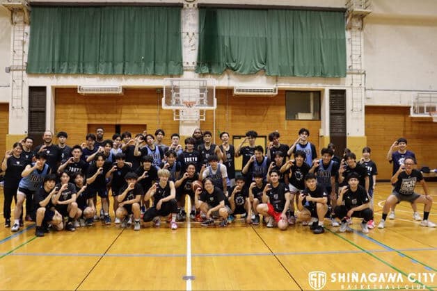 Bリーグ しながわシティバスケットボールクラブさんと合同練習をしました!
